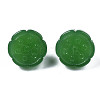 Imitation Jade Glass Charms GLAA-S054-24B-2