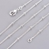 Brass Chain Necklaces MAK-F013-07S-2