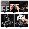 Monolayer Transparent Acrylic Game Controller Display Stand Holders ODIS-WH0002-10-3