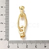 Brass Fold Over Clasps KK-H480-19G-3