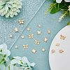 SUPERFINDINGS 50Pcs 5 Style Rack Plating Brass Charms KK-FH0004-69-5