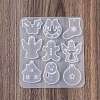 Christmas Pendants DIY Silicone Mold DIY-K073-19D-4