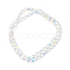 Transparent Electroplate Glass Beads Strands EGLA-I017-03-AB05-2