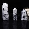 Point Tower Natural Tourmalinated Quartz Home Display Decoration PW-WG71006-04-2