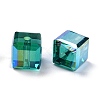 Electroplate Transparent Glass Beads X-EGLA-B003-01B-13-3