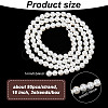 GOMAKERER 2 Strands Shell Pearl Beads Strands BSHE-GO0001-03-2