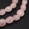 Nuggets Natural Madagascar Rose Quartz Beads Strands G-N0164-17-2