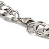 Non-Tarnish 201 Stainless Steel Curb Chain Necklaces NJEW-Q336-12B-P-6