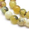 Natural Yellow Opal Round Bead Strands G-M296-02-6mm-3