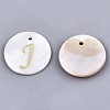 Natural Freshwater Shell Pendants X-SHEL-N027-04J-1