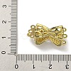 Brass Micro Pave Cubic Zirconia Box Clasps KK-U037-19G-02-3