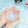 AHADEMAKER 10 Bags 10 Colors Snowflake Plastic Paillette/Sequins Beads MRMJ-GA0001-16-3