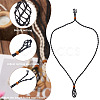 Yilisi 6Pcs Adjustable Braided Waxed Cord Macrame Pouch Necklace Making FIND-YS0001-10-12