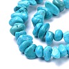 Natural Magnesite Beads Strands TURQ-P001-02A-02-3
