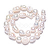 Natural Baroque Pearl Keshi Pearl Beads Strands PEAR-S020-F01-02-3