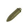 Tibetan Style Alloy Bullet Pointed Pendants TIBEP-S293-026AB-LF-1