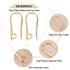 DICOSMETIC 30Pcs Rack Plating Brass Earring Hooks KK-DC0002-39-4