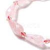 Natural Rose Quartz Beads Strands G-B028-A02-4