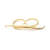 Brass Wire Open Cuff Rings RJEW-P098-02G-2