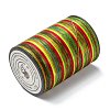 Round Waxed Polyester Thread String YC-D004-02C-128-2