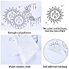 A4 Non-woven Fabrics Water-soluble Embroidery Aid Drawing Sketch DIY-WH0541-001-5