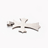 Tarnish Resistant New Fahsion 201 Stainless Steel Cross Pendants STAS-F010-49-3