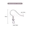 Brass Earring Hooks KK-YW0001-08B-NF-6