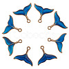 Alloy Enamel Pendants ENAM-CJ0001-42-6