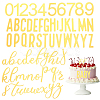 Acrylic Mirror Effect Cake Toppers AJEW-WH0038-84A-1