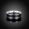 Fashionable 316L Titanium Steel Wide Band Rings for Men RJEW-BB07090-10-2