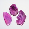 Nuggets Natural Agate Pendants G-L418-02-2