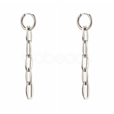 Tarnish Resistant 304 Stainless Steel Huggie Hoop Earrings EJEW-JE04548-02-1