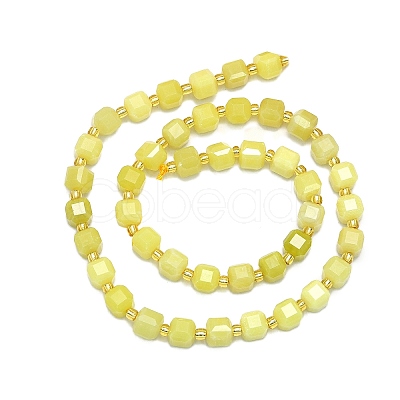 Natural Lemon Jade Beads Strands G-I376-D26-01-1