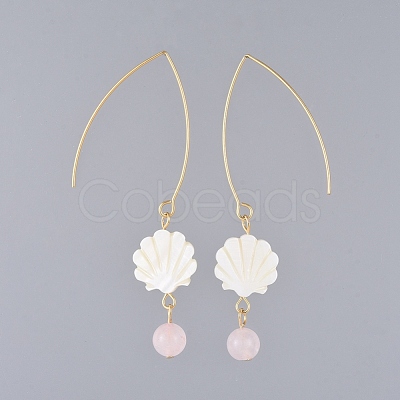 Shell Dangle Earrings EJEW-JE03757-06-1