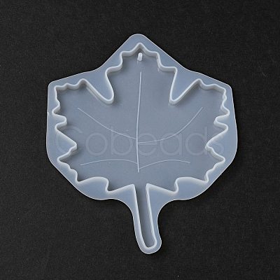 DIY Maple Leaf Hanging Coaster Silicone Molds DIY-P070-A03-1