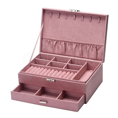 Velvet & Wood Jewelry Boxes VBOX-I001-04E-1