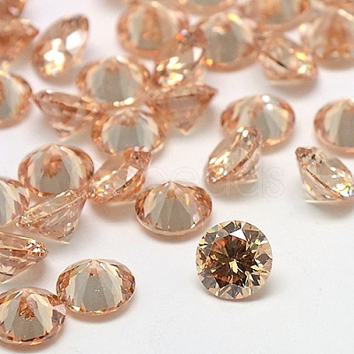 Cubic Zirconia Cabochons ZIRC-M002-6mm-1