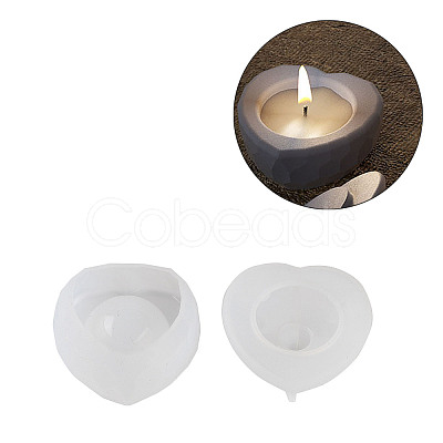 Heart DIY Candle Cup Silicone Molds DIY-Q037-11D-1