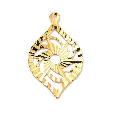 Rack Plating Brass Pendants KK-E067-31G-1