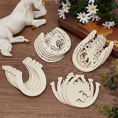 Unfinished Wooden Cutouts DIY-WH0430-141-1