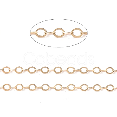 Non-Tarnish Brass Cable Chains CHC-M023-09G-1