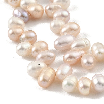 Natural Cultured Freshwater Pearl Beads Strands PEAR-A006-28C-1