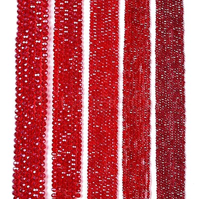 Electroplate Glass Beads Strands EGLA-A044-T2mm-A01-1