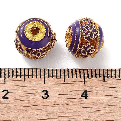 Alloy Enamel Beads ENAM-B001-08S-1