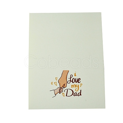 Father's Day Gift Cards AJEW-E058-02F-1