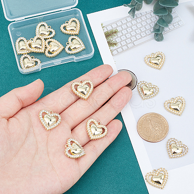 PandaHall Elite 16Pcs 2 Style Alloy Pendants FIND-PH0007-23-1