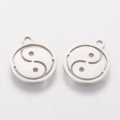 Non-Tarnish Feng Shui 304 Stainless Steel Charms STAS-Q201-T056-1