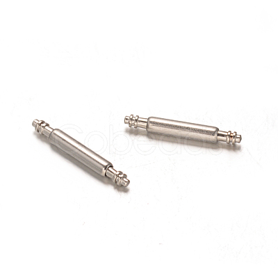 Tarnish Resistant Stainless Steel Double Flanged Spring Bar Watch Strap Pins STAS-M231-01-1