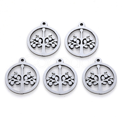 Non-Tarnish 304 Stainless Steel Pendants X-STAS-N092-05-1