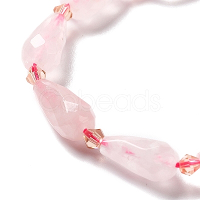 Natural Rose Quartz Beads Strands G-B028-A02-1